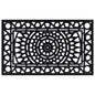 Tapete de porta retangular 45x75 cm borracha