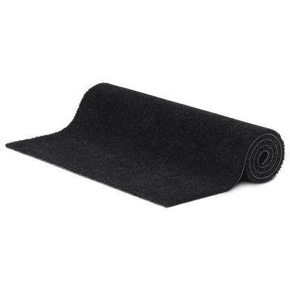 Tapete de porta 90x150 cm fibra de coco tufada preto
