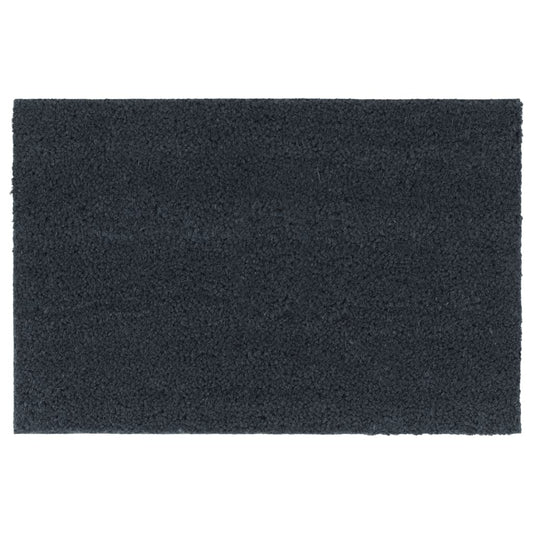 Tapetes porta 5 pcs 40x60 cm fibra coco tufada cinzento escuro