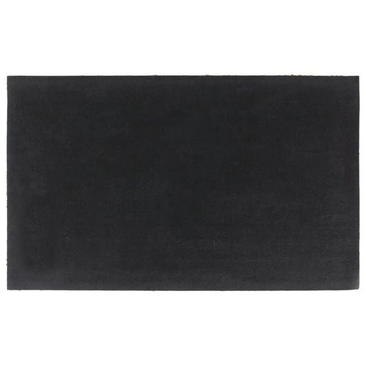 Tapete de porta 45x75 cm fibra de coco tufada natural