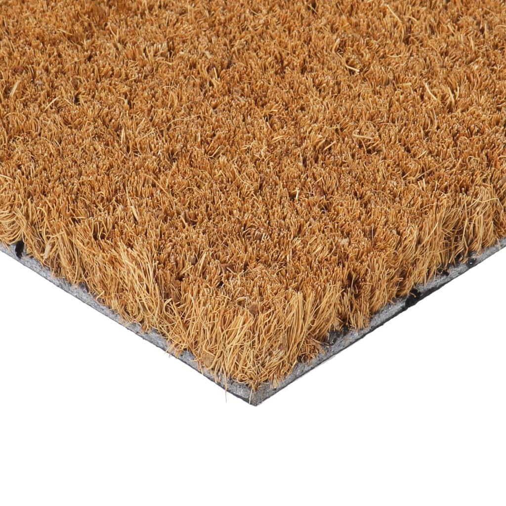 Tapete de porta 45x75 cm fibra de coco tufada natural