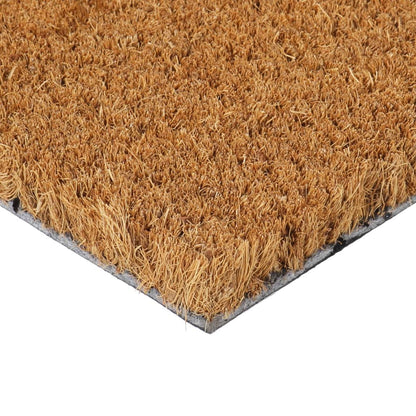 Tapete de porta 45x75 cm fibra de coco tufada natural
