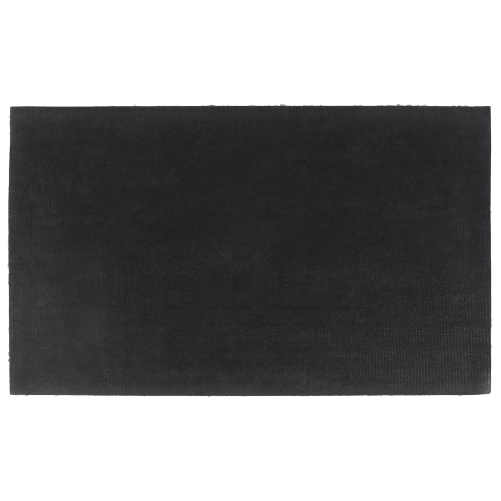 Tapete de porta 45x75 cm fibra de coco tufada natural