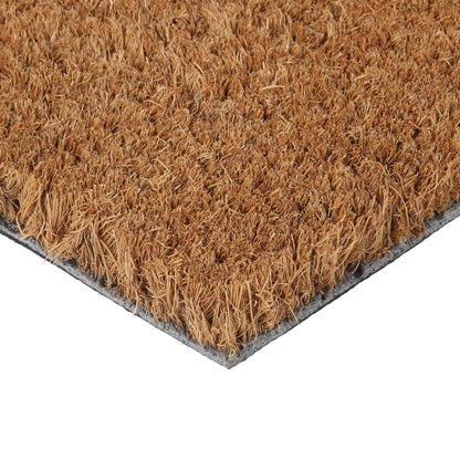 Tapete de porta 45x75 cm fibra de coco tufada natural