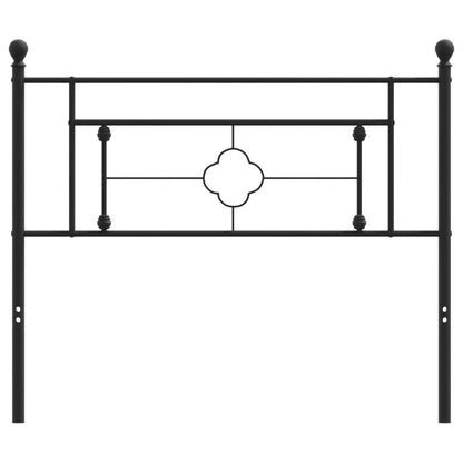 Cabeceira de cama 107 cm metal preto