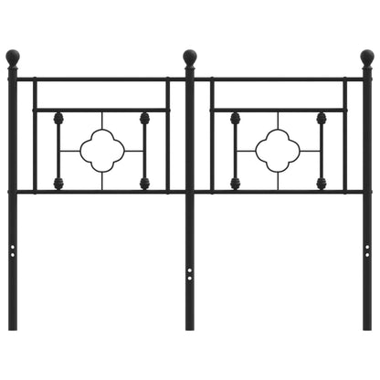 Cabeceira de cama 120 cm metal preto