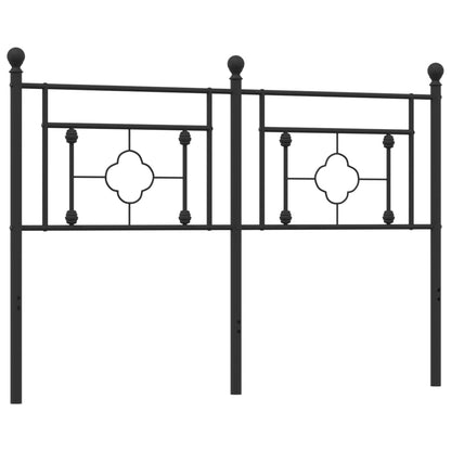 Cabeceira de cama 140 cm metal preto