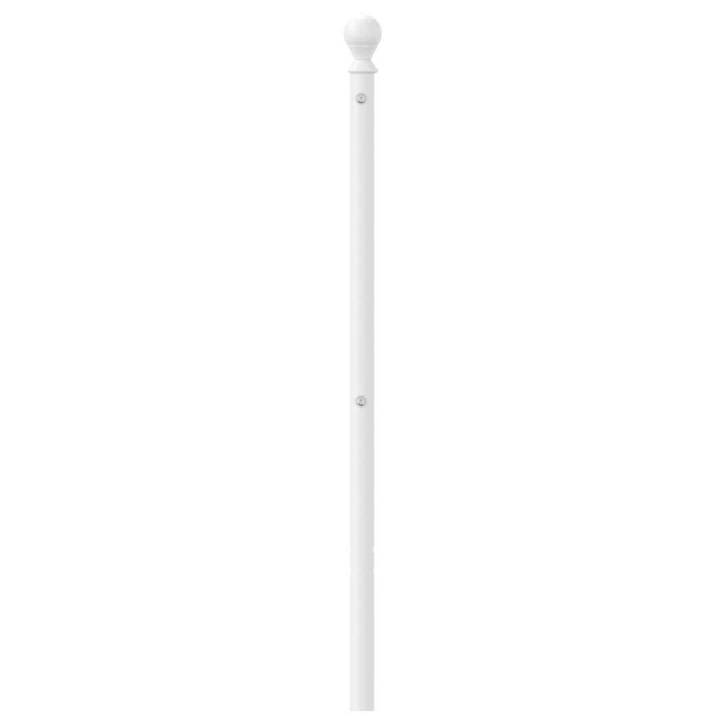 Cabeceira de cama 193 cm metal branco