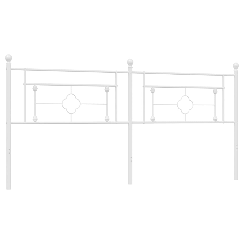 Cabeceira de cama 193 cm metal branco