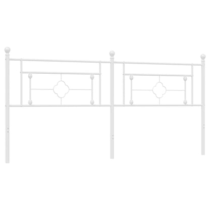 Cabeceira de cama 193 cm metal branco