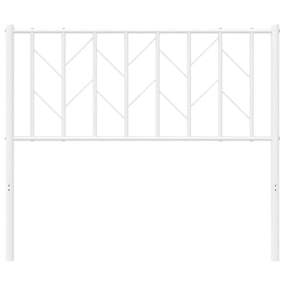 Cabeceira de cama 100 cm metal branco