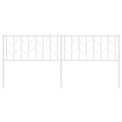 Cabeceira de cama 193 cm metal branco