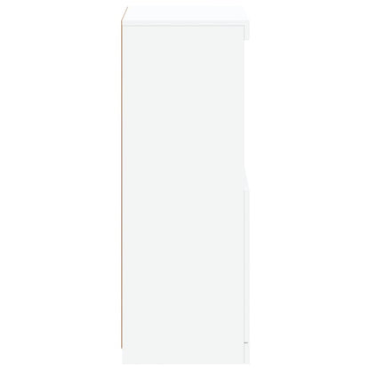 Aparador com luzes LED 41x37x100 cm branco