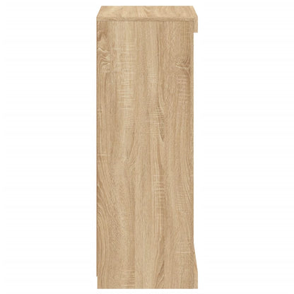 Aparador com luzes LED 41x37x100 cm carvalho sonoma