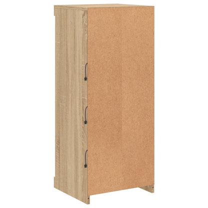 Aparador com luzes LED 41x37x100 cm carvalho sonoma