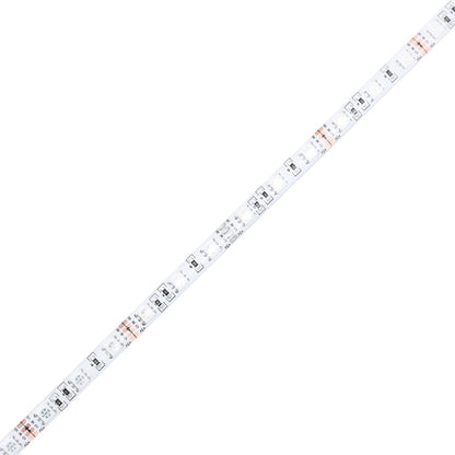 Mesa de cabeceira com luzes LED 40x39x37 cm branco