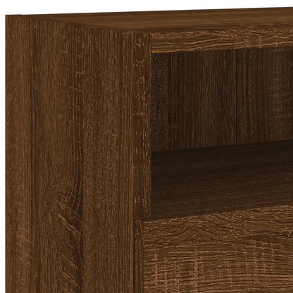 Móvel parede p/ TV deriv. madeira carvalho castanho