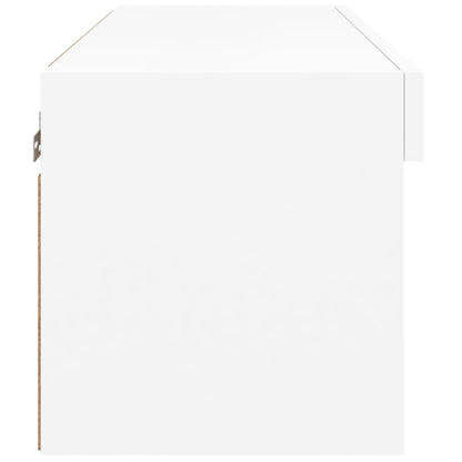 Móvel de TV com luzes LED branco