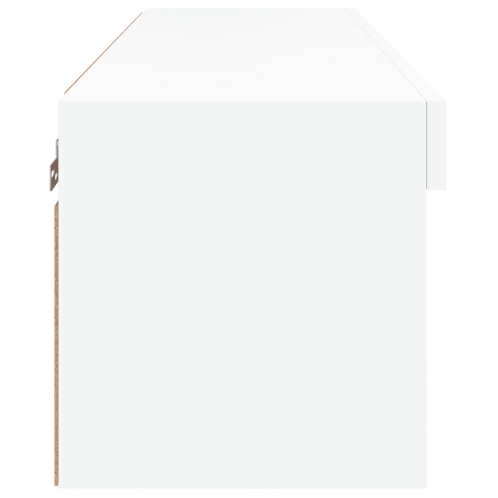 Móvel de TV com luzes LED branco