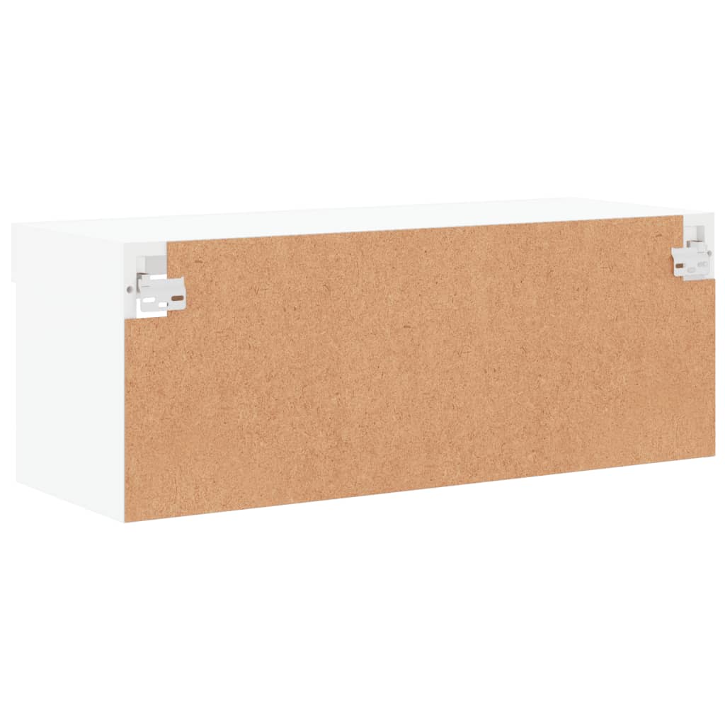 Móvel de TV com luzes LED branco