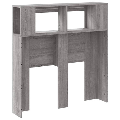 Cabeceira c/ LEDs 100x18,5x103,5 cm sonoma cinzento