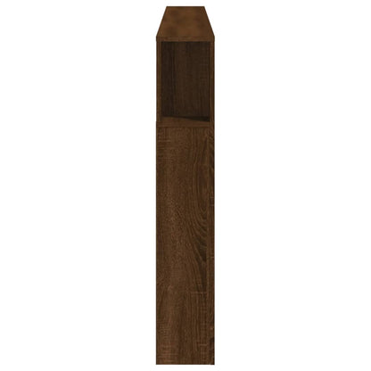 Cabeceira c/ LEDs 220x18,5x103,5 cm carvalho castanho