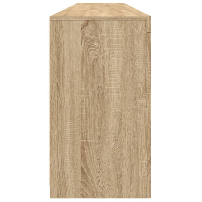 Aparador com luzes LED 202x37x67 cm carvalho sonoma