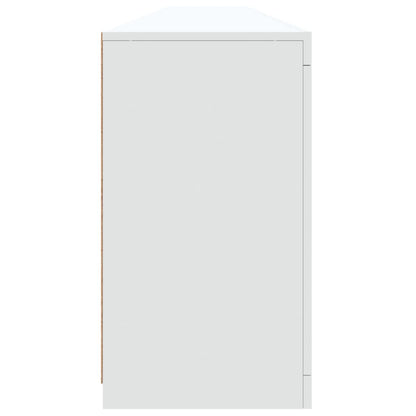 Aparador com luzes LED 283x37x67 cm branco