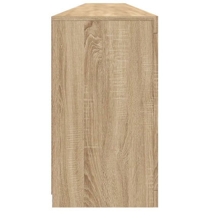 Aparador com luzes LED 283x37x67 cm carvalho sonoma