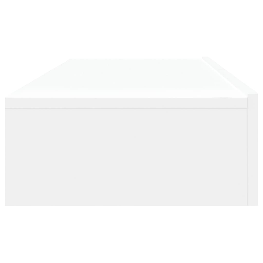 Móveis de TV com luzes LED branco, 2 pcs