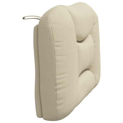 Almofadão de cabeceira Hvar 80 cm tecido creme
