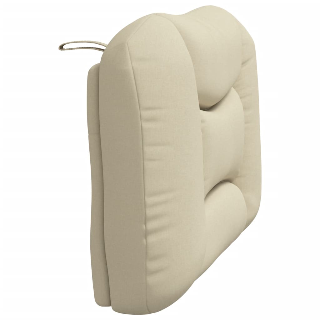 Almofadão de cabeceira Hvar 90 cm tecido creme