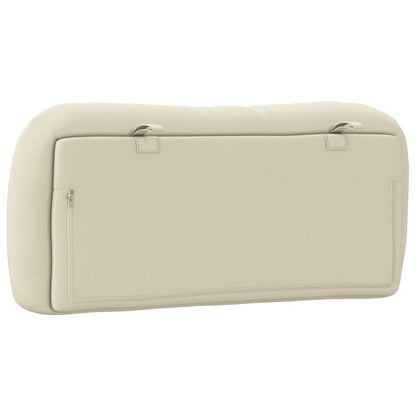Almofadão de cabeceira Hvar 90 cm tecido creme