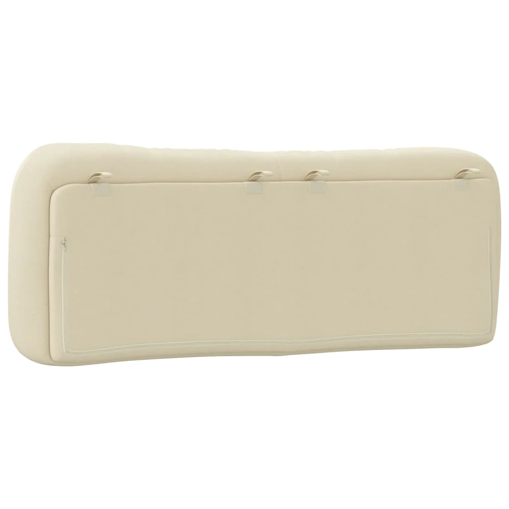 Almofadão de cabeceira Hvar 120 cm tecido creme