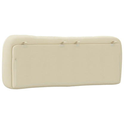 Almofadão de cabeceira Hvar 120 cm tecido creme