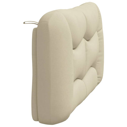 Almofadão de cabeceira Hvar 140 cm tecido creme