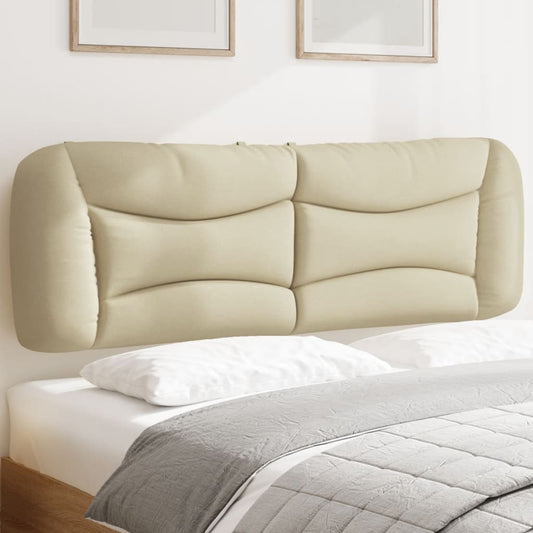 Almofadão de cabeceira Hvar 160 cm tecido creme