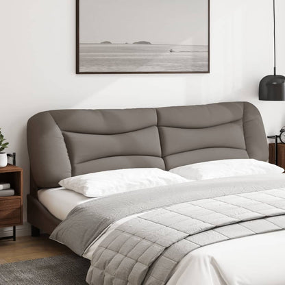 Almofadão de cabeceira Hvar 200 cm tecido cinzento-acastanhado