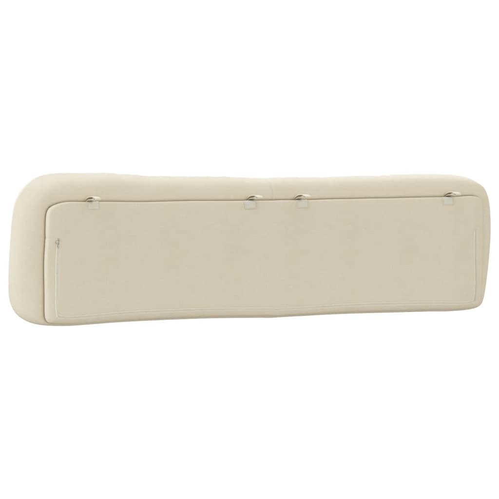 Almofadão de cabeceira Hvar 200 cm tecido creme