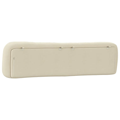 Almofadão de cabeceira Hvar 200 cm tecido creme