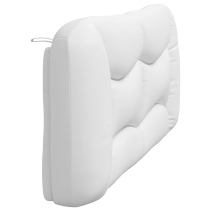 Almofadão de cabeceira Hvar 193 cm couro artificial branco