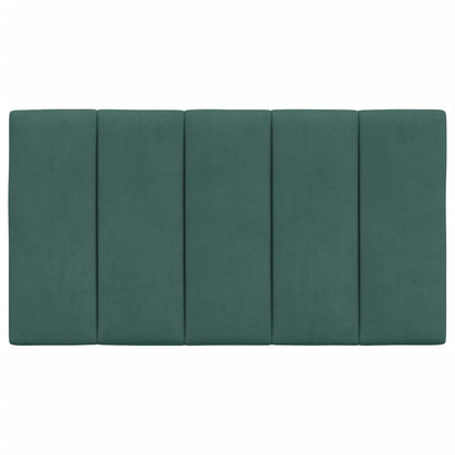Almofadão de cabeceira Hanko 80 cm veludo verde-escuro