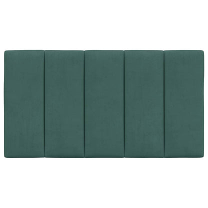 Almofadão de cabeceira Hanko 90 cm veludo verde-escuro