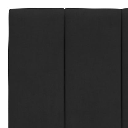 Almofadão de cabeceira Hanko 100 cm veludo preto