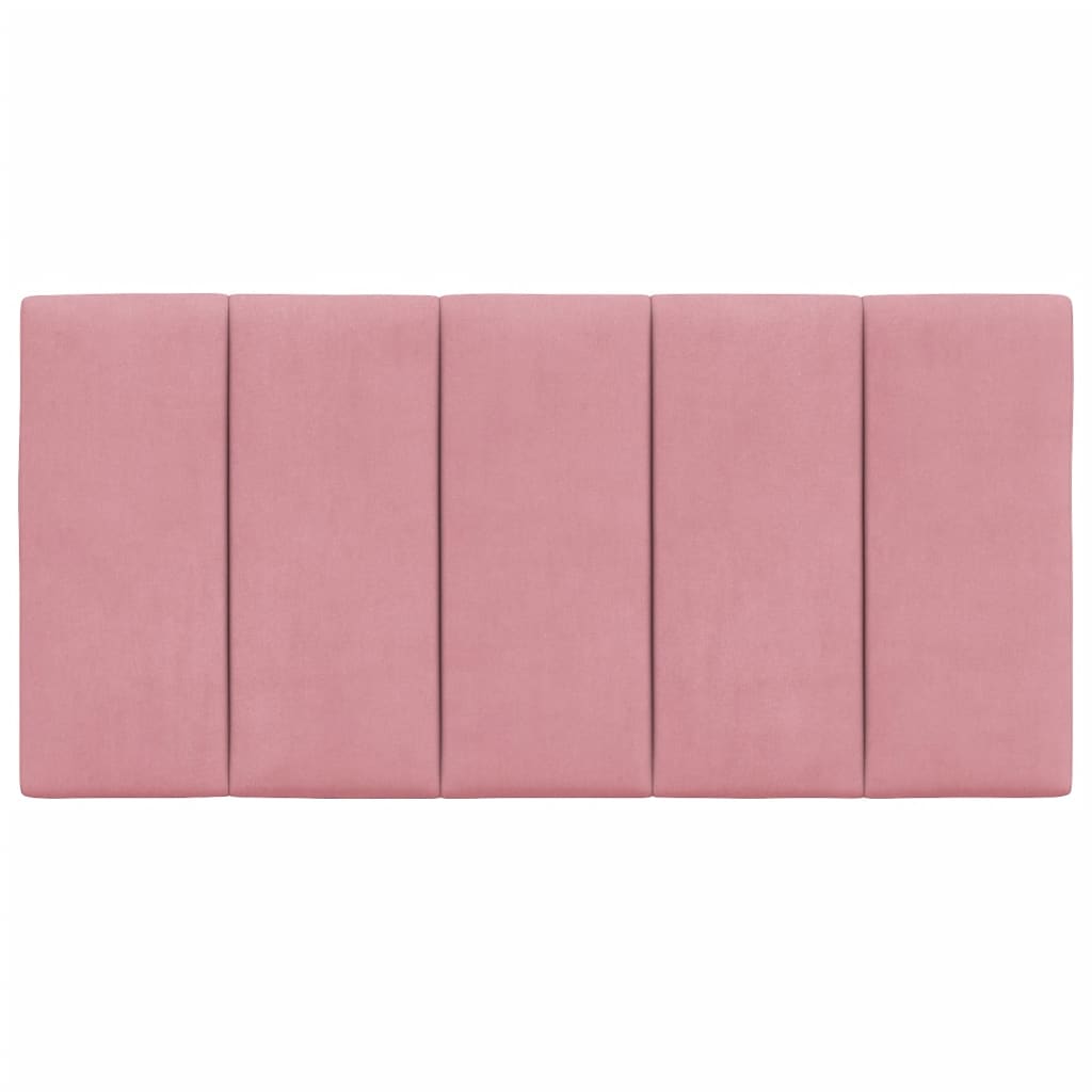 Almofadão de cabeceira Hanko 100 cm veludo rosa