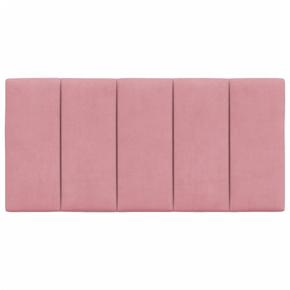 Almofadão de cabeceira Hanko 100 cm veludo rosa