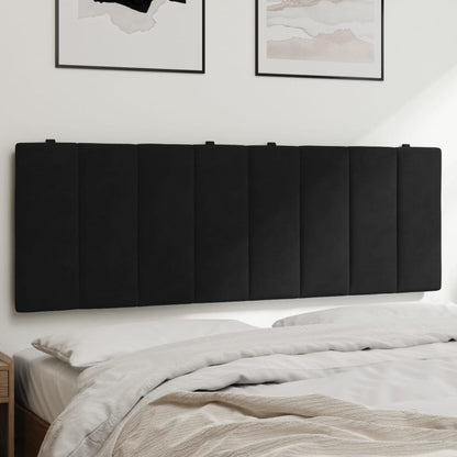 Almofadão de cabeceira Hanko 120 cm veludo preto