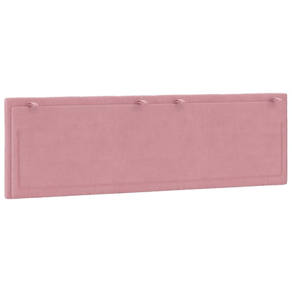 Almofadão de cabeceira Hanko 160 cm veludo rosa