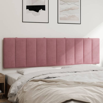 Almofadão de cabeceira Hanko 180 cm veludo rosa
