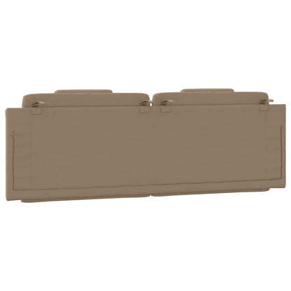 Almofadão de cabeceira Viana 160 cm couro artificial cappuccino